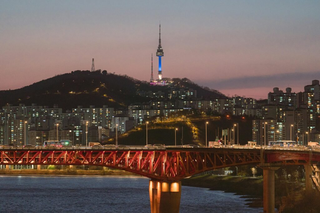 Namsan Seoul Tower at Sunset