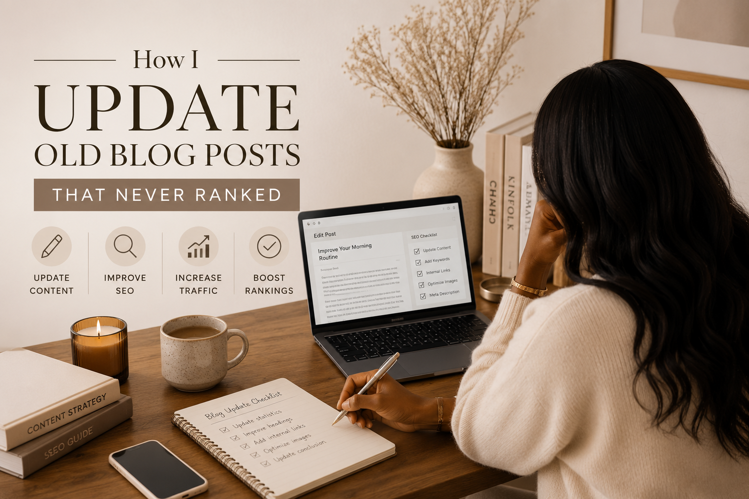 How I Update Old Blog Posts That Never Ranked