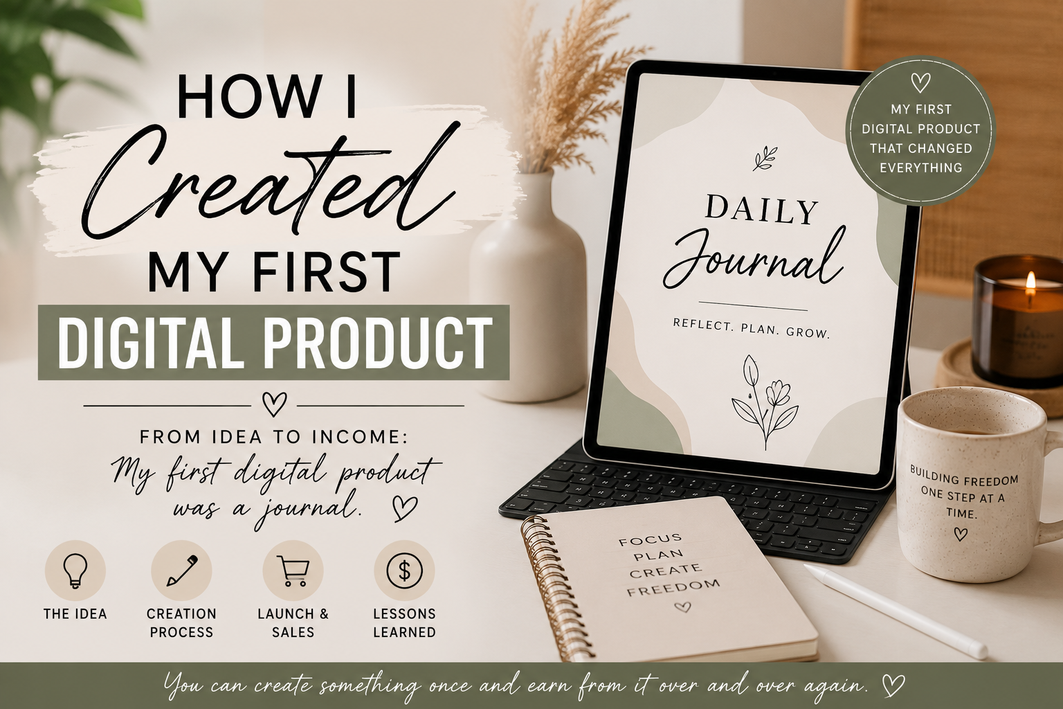 how to create your first digital product