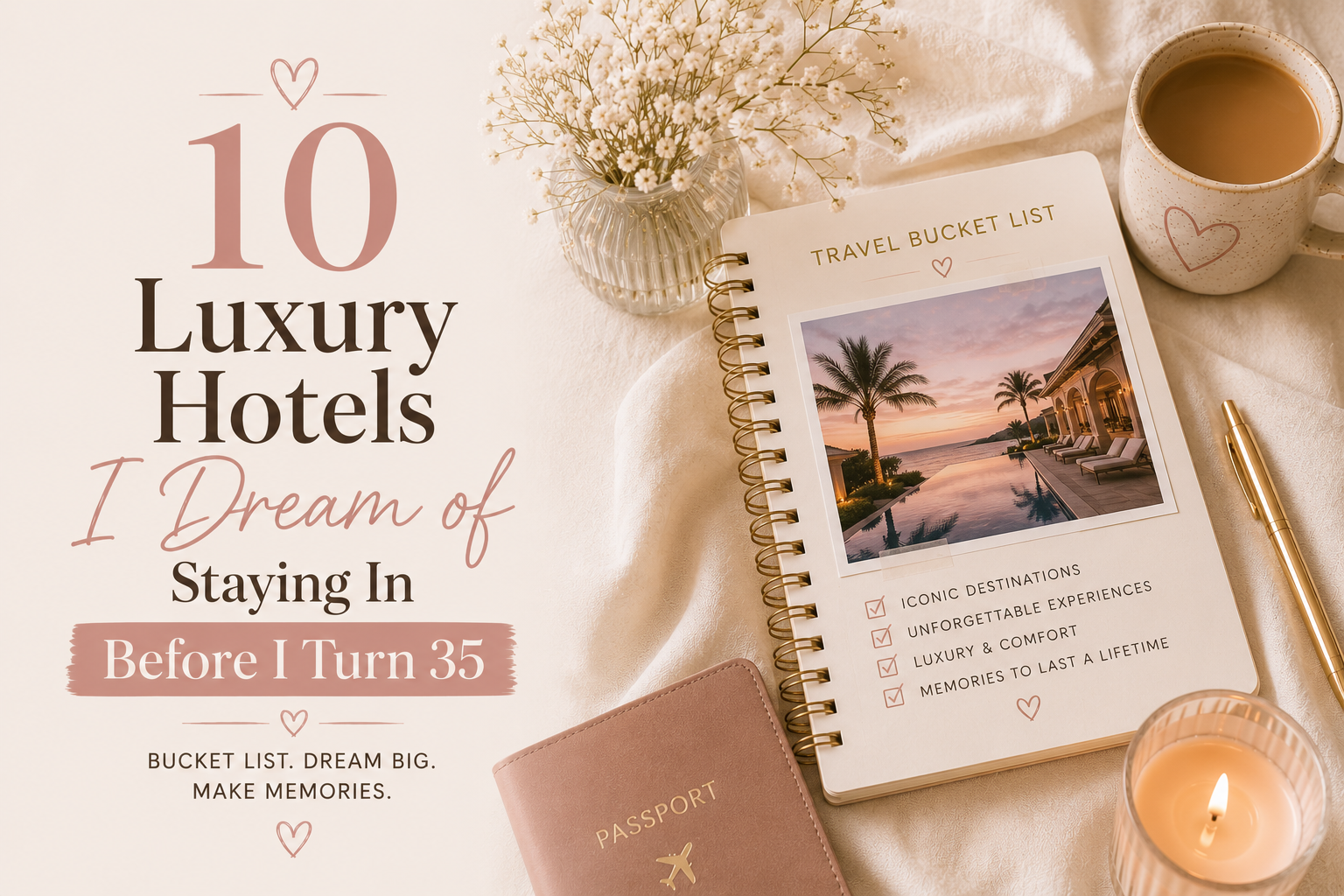 10 Luxury Hotels I Dream of Staying In Before I Turn 35