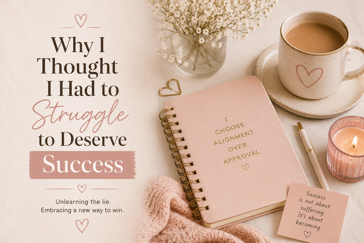 Why I Thought I Had to Struggle to Deserve Success