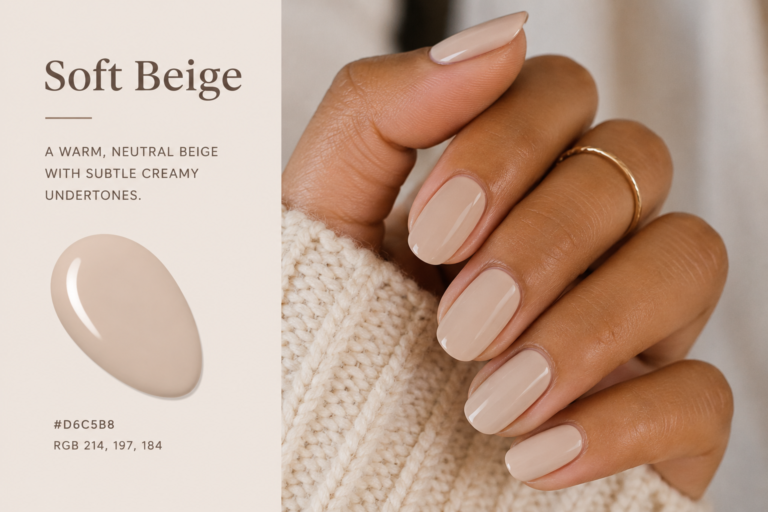 Soft Beige Nails