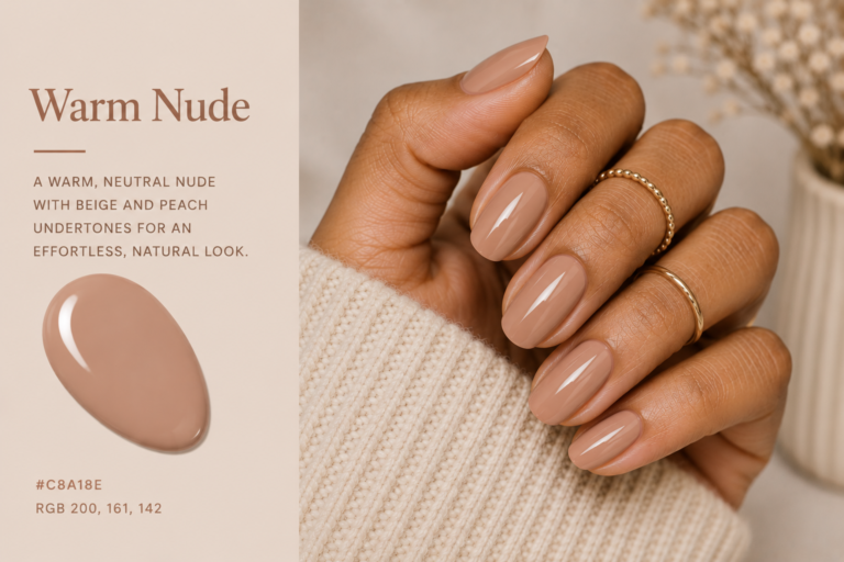 Warm Nude Nails