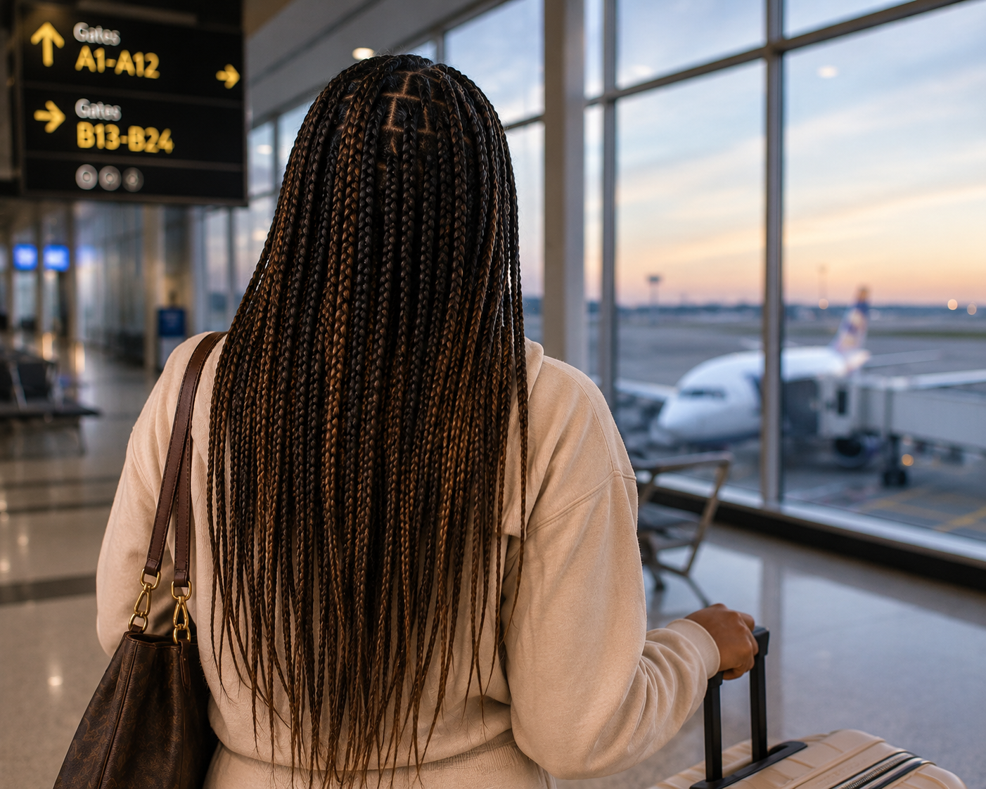 how to protect hair while traveling