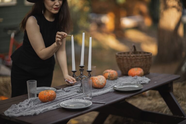 A Halloween Table Runner
