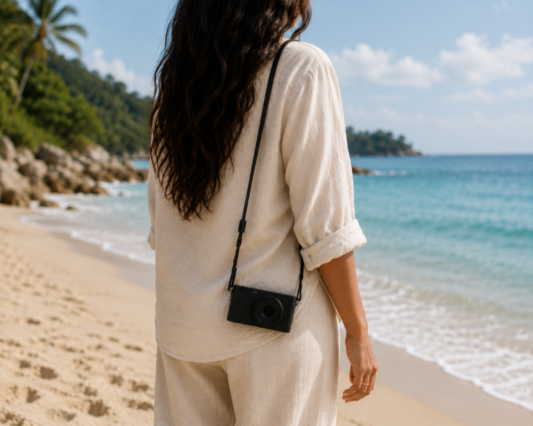 : Sony RX100 VII for the discreet size that eliminates carrying and security concerns while delivering genuine camera-quality images.
