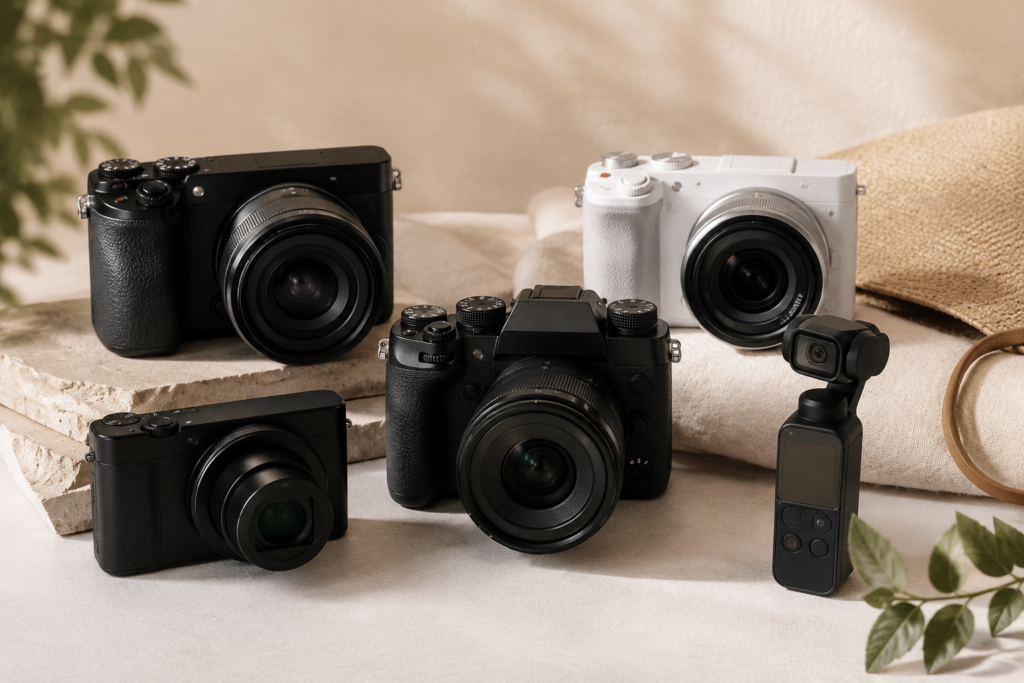 Nia's go to travel cameras