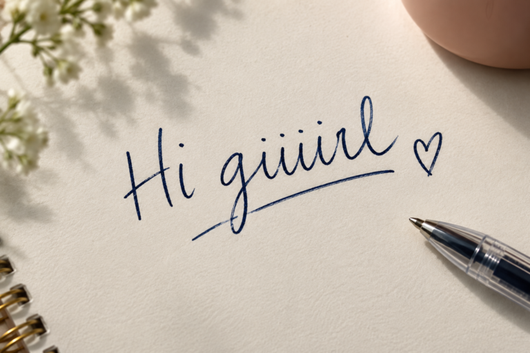 how to use the word giiiirl